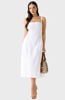 Женское белое платье Белый S Guess W6GK44.W1884;G011