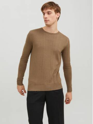 Jack&Jones Светр 12208364 Коричневий Regular Fit Jack&Jones Светр 12208364 Коричневий Regular Fit