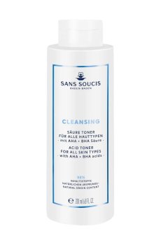Тоник для лица Sans Soucis Cleansing Acid Toner с AHA- и BHA-кислотами, 200 мл