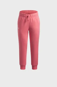 Детские розовые спортивные брюки UA Rival Fleece Joggers Розовый 7 Under Armour 1379525-600
