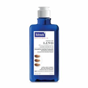 Реструктурирующий шампунь для волос Kelemata Semi Di Lino Restorative Shampoo с семенами льна, 250 мл Реструктурирующий шампунь для волос Kelemata Semi Di Lino Restorative Shampoo с семенами льна, 250 мл