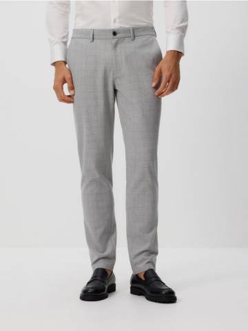Reserved - Штани-чиноси slim із додаванням віскози - бежевий - 7912H-08P Reserved - Штани-чиноси slim із додаванням віскози - бежевий - 7912H-08P