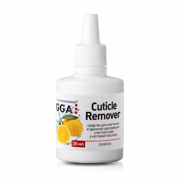 Средство для удаления кутикулы GGA Professional Cuticle Remover Лимон, 30 мл Средство для удаления кутикулы GGA Professional Cuticle Remover Лимон, 30 мл