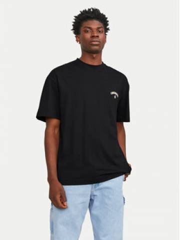Jack&Jones Футболка Santorini 12251776 Чорний Wide Fit Jack&Jones Футболка Santorini 12251776 Чорний Wide Fit