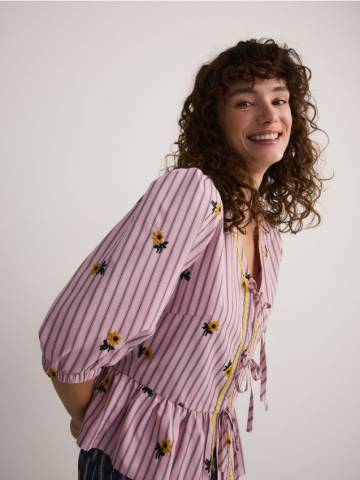 Reserved - LADIES` BLOUSE - різнобарвний - 251FS-MLC Reserved - LADIES` BLOUSE - різнобарвний - 251FS-MLC