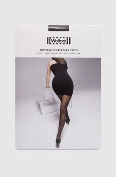 Черные колготки Back Seam 10 DEN