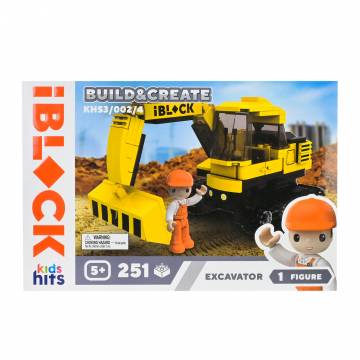 Конструктор IBLOCK Junior Kids hits Build & create Екскаватор (KH53/002/4) Конструктор IBLOCK Junior Kids hits Build & create Екскаватор (KH53/002/4)