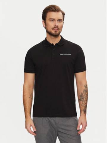KARL LAGERFELD Поло 745094 551225 Чорний Regular Fit KARL LAGERFELD Поло 745094 551225 Чорний Regular Fit