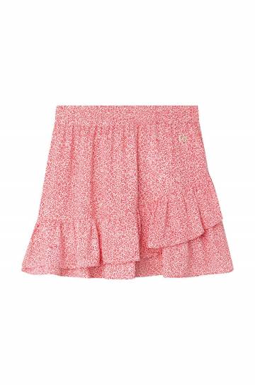 Детская юбка Michael Kors цвет красный mini прямая Детская юбка Michael Kors цвет красный mini прямая