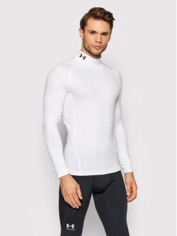 Under Armour Технічна футболка HeatGear® Mock 1369606 Білий Skinny Fit Under Armour Технічна футболка HeatGear® Mock 1369606 Білий Skinny Fit