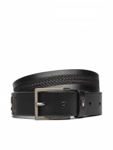 Tommy Hilfiger Чоловічий ремінь Oliver AM0AM12816 Чорний Tommy Hilfiger Чоловічий ремінь Oliver AM0AM12816 Чорний