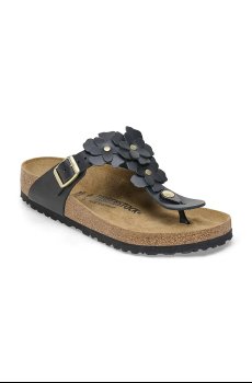 Кожаные вьетнамки Birkenstock Gizeh Flowers