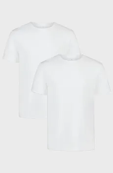 Мужская белая футболка (2 шт) PERF COTTON CREW NECK Белый L Under Armour 6007621-100