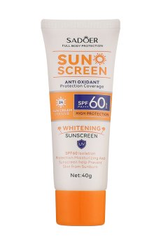 Солнцезащитный крем для лица Sadoer Sun Screen Anti Oxidant Protection Coverage, 40 г