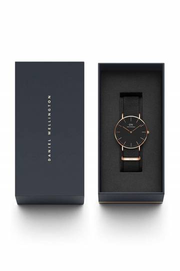 Часы Daniel Wellington Classic 36 Cornwall цвет розовый Часы Daniel Wellington Classic 36 Cornwall цвет розовый