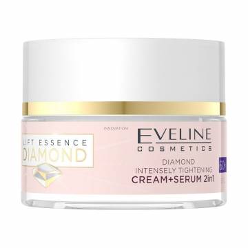Крем-сыворотка для лица Eveline Cosmetics Lift Essence Diamond Cream + Serum 2 in 1 60+, 50 мл Крем-сыворотка для лица Eveline Cosmetics Lift Essence Diamond Cream + Serum 2 in 1 60+, 50 мл