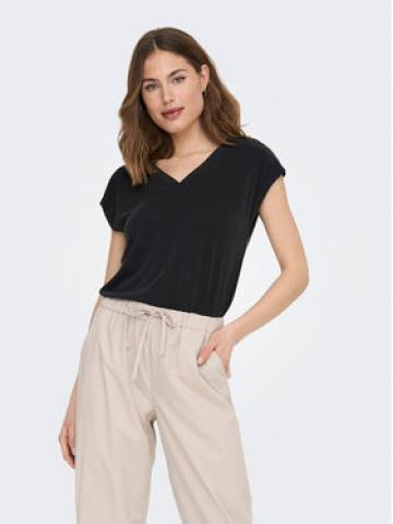 ONLY Футболка Free 15287041 Чорний Regular Fit ONLY Футболка Free 15287041 Чорний Regular Fit
