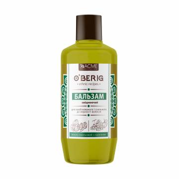 Глина-бальзам OBERIG Винно-хмелевой с белой глиной, для комбинированных и склонных к жирности волос, 500 мл