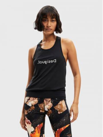 Desigual Топ Cuarzo 22WWTK03 Чорний Regular Fit Desigual Топ Cuarzo 22WWTK03 Чорний Regular Fit