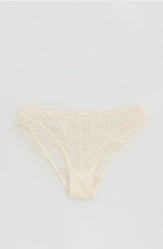 Reserved - Трусики з вишивкою - кремовий - 841HQ-01X