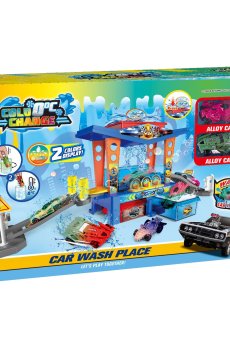 Детская игрушка YG Toys Паркинг Автомойка с машинками меняющими цвет, от 3 лет (5503)