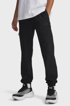 Детские черные спортивные брюки UA B Unstoppable Wvn Jgr Черный 18 Under Armour 6003747-001