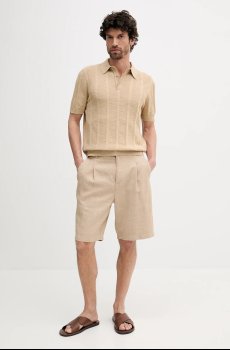 Льняные шорты United Colors of Benetton