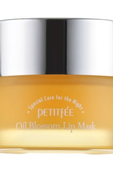 Ночная маска для губ Petitfee & Koelf Oil Blossom Lip Mask с витамином Е и маслом облепихи, 15 г