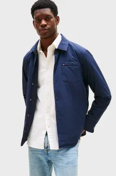 Мужская темно-синяя куртка Синий XXL Tommy Hilfiger MW0MW37629