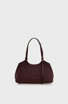 Женская бордовая сумка MODERN MINI TOTE Бордовый ONESIZE Tommy Hilfiger AW0AW19037