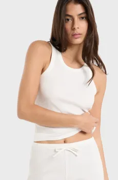 Женская белая майка JOANI Белый XS Etam 6557843