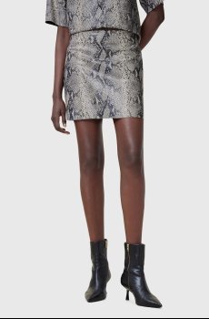 Кожаная юбка AllSaints RENAI