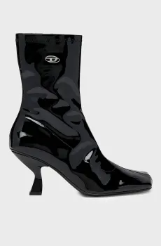 Женские черные ботильоны AMBER / D-AMBER MD BT BOOTS Черный 40 Diesel Y03630 P2648