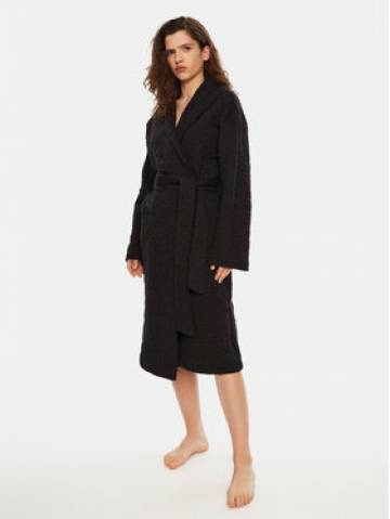 Calvin Klein Underwear Халат Robe 000QS7316E Чорний Calvin Klein Underwear Халат Robe 000QS7316E Чорний