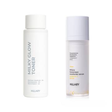 Набір для зволоження та сонцезахисту шкіри Hillary Moisturizing & SPF Protection Set Набір для зволоження та сонцезахисту шкіри Hillary Moisturizing & SPF Protection Set