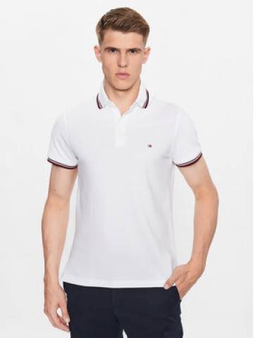 Tommy Hilfiger Поло 1985 MW0MW30750 Білий Slim Fit Tommy Hilfiger Поло 1985 MW0MW30750 Білий Slim Fit