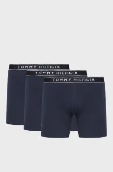 Мужские темно-синие боксеры (3 шт) BOXER BRIEF DTM Синий XL Tommy Hilfiger UM0UM03458