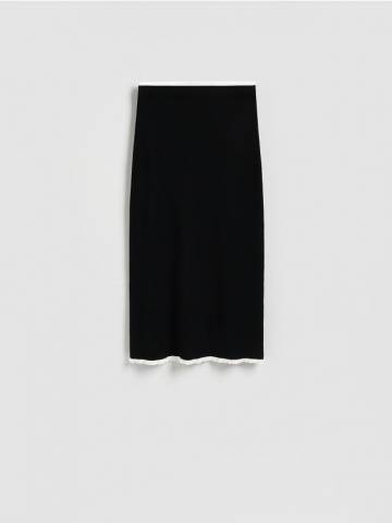 Reserved - Спідниця з контрастною обробкою - різнобарвний - 138HH-MLC