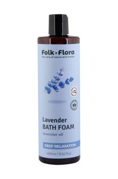 Пена для ванны Folk & Flora Лаванда, 400 мл