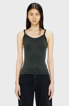 Женская темно-серая майка T-TWY-S1 Серый XS Diesel A21870 0EPCJ