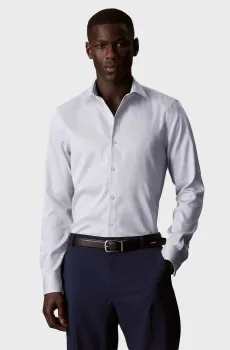 Мужская голубая рубашка SLIM STR COLLAR Голубой 40 Calvin Klein LV019EU138