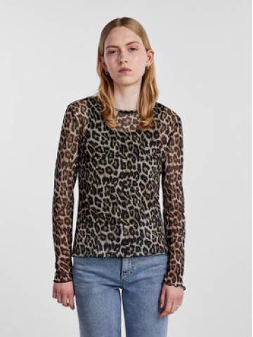 Pieces Блузка 17140623 Коричневий Slim Fit Pieces Блузка 17140623 Коричневий Slim Fit