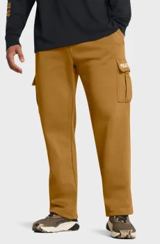 Мужские горчичные спортивные брюки Pjt Rck Icon Flc Pant Tools Желтый L Under Armour 1386903-707