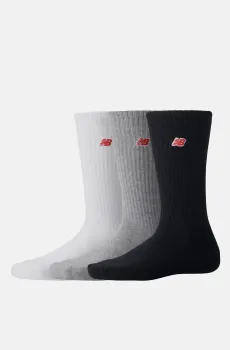 Носки Patch Logo (3 пары) Разноцветный 39-42 New Balance LAS33763WM