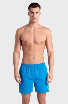 Мужские голубые плавательные шорты FUNDAMENTALS ARENA LOGO BOXER Голубой M Arena 006444-861