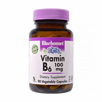 Витамин B6 Bluebonnet Nutrition Vitamin B6, 100 мг, 90 капсул