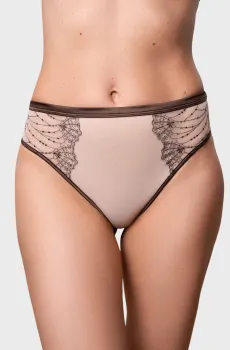 Женские бежевые трусики Бежевый M brabrabra SLZ28002121