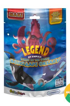 Стретч-игрушка в виде животного Sbabam Властелины океана, от 3 лет (168/CN23)