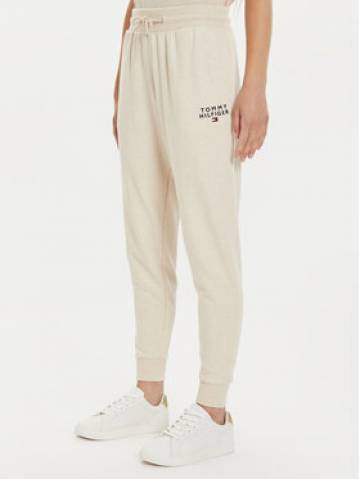 Tommy Hilfiger Спортивні штани UW0UW04522 Бежевий Regular Fit
