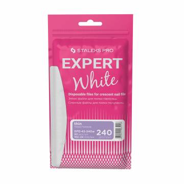 Сменные файлы для пилы полумесяц Staleks PRO Expert 42, белые, 240 грит, 50 шт Сменные файлы для пилы полумесяц Staleks PRO Expert 42, белые, 240 грит, 50 шт